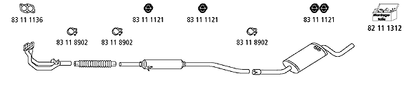 Изпускателна система HJS                 