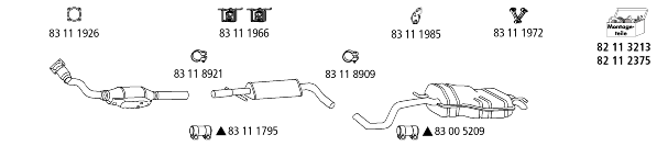 Изпускателна система HJS                 