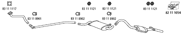 Изпускателна система HJS                 