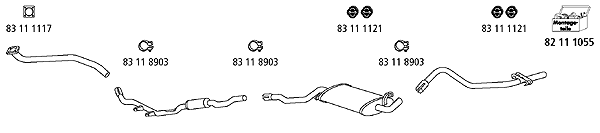 Изпускателна система HJS                 
