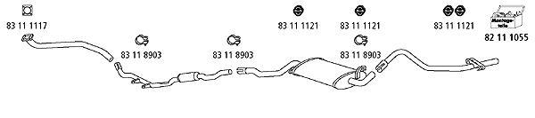 Изпускателна система HJS                 