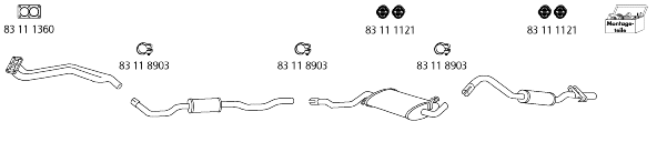 Изпускателна система HJS                 