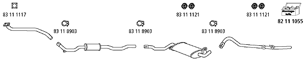 Изпускателна система HJS                 