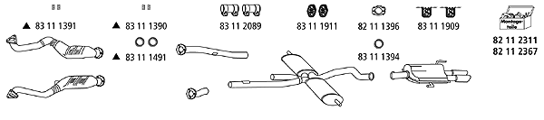 Изпускателна система HJS                 