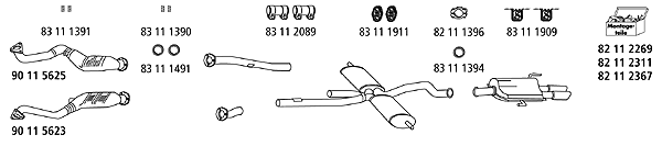 Изпускателна система HJS                 