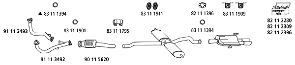 Изпускателна система HJS                 