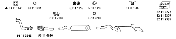 Изпускателна система HJS                 
