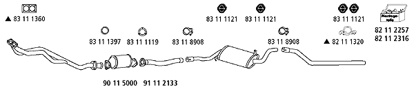 Изпускателна система HJS                 
