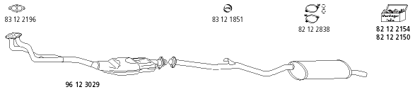 Изпускателна система HJS                 