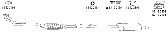 Изпускателна система HJS                 
