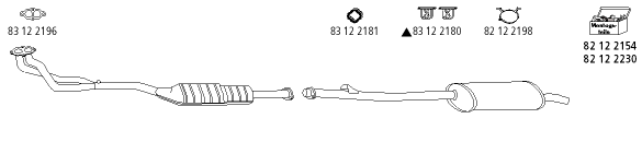 Изпускателна система HJS                 
