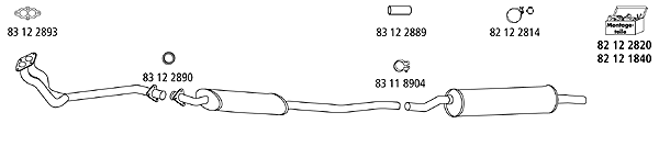 Изпускателна система HJS                 