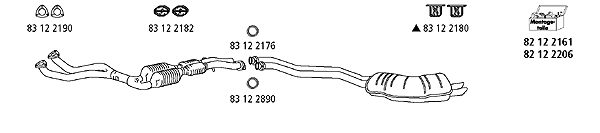 Изпускателна система HJS                 