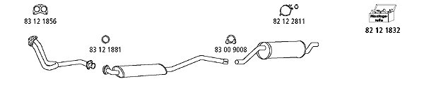 Изпускателна система HJS                 