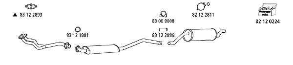 Изпускателна система HJS                 