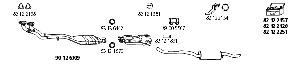 Изпускателна система HJS                 