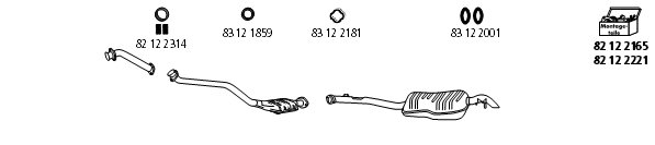 Изпускателна система HJS                 