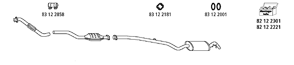 Изпускателна система HJS                 