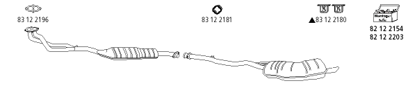 Изпускателна система HJS                 