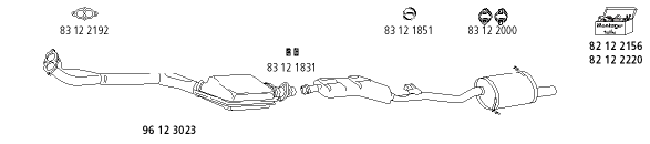 Изпускателна система HJS                 