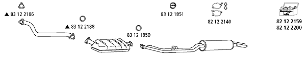 Изпускателна система HJS                 