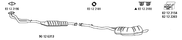 Изпускателна система HJS                 