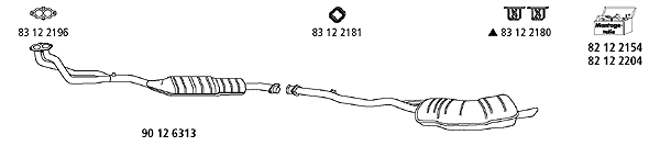 Изпускателна система HJS                 
