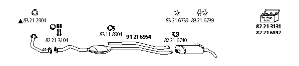 Изпускателна система HJS                 