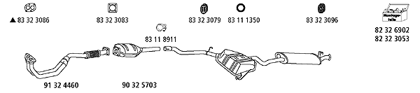 Изпускателна система HJS                 