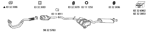 Изпускателна система HJS                 