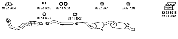 Изпускателна система HJS                 