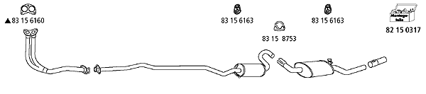 Изпускателна система HJS                 