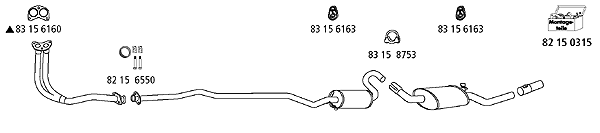 Изпускателна система HJS                 