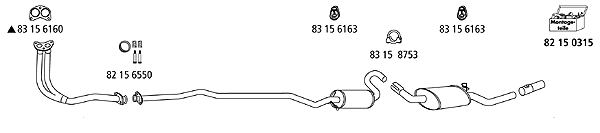 Изпускателна система HJS                 