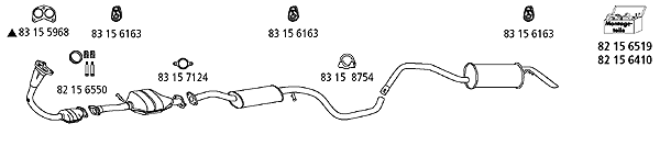 Изпускателна система HJS                 