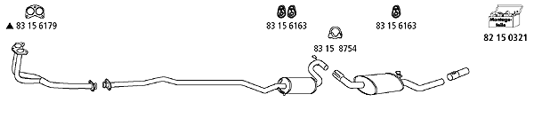 Изпускателна система HJS                 