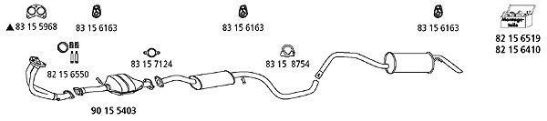 Изпускателна система HJS                 