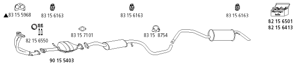 Изпускателна система HJS                 