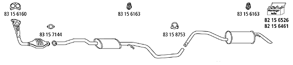 Изпускателна система HJS                 