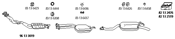 Изпускателна система HJS                 