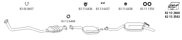 Изпускателна система HJS                 