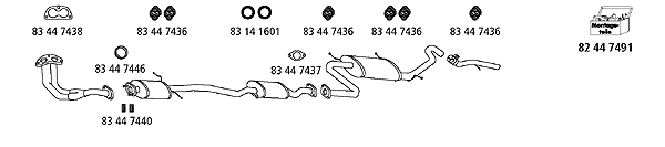Изпускателна система HJS                 