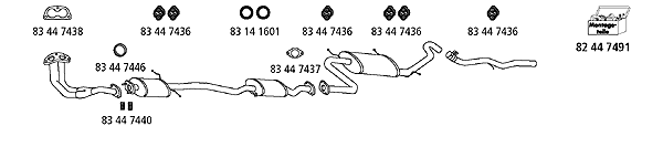 Изпускателна система HJS                 