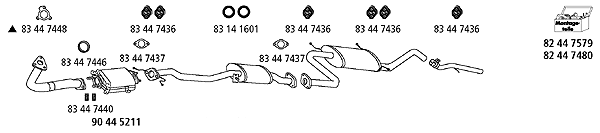 Изпускателна система HJS                 