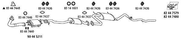Изпускателна система HJS                 
