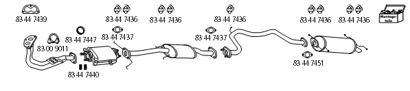 Изпускателна система HJS                 