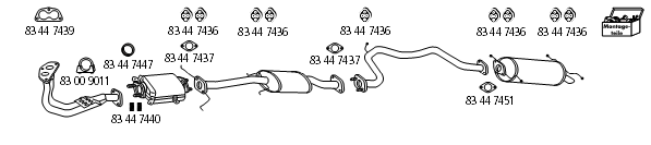 Изпускателна система HJS                 