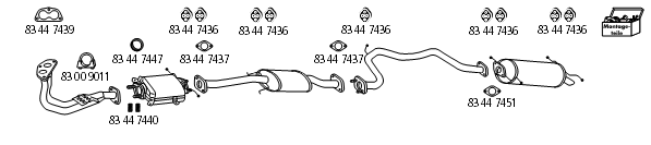 Изпускателна система HJS                 
