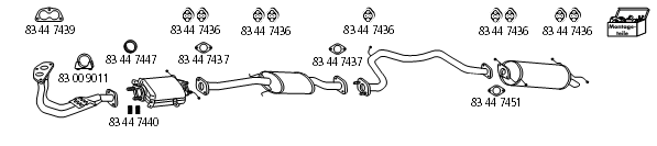 Изпускателна система HJS                 
