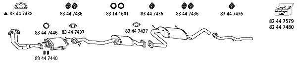 Изпускателна система HJS                 